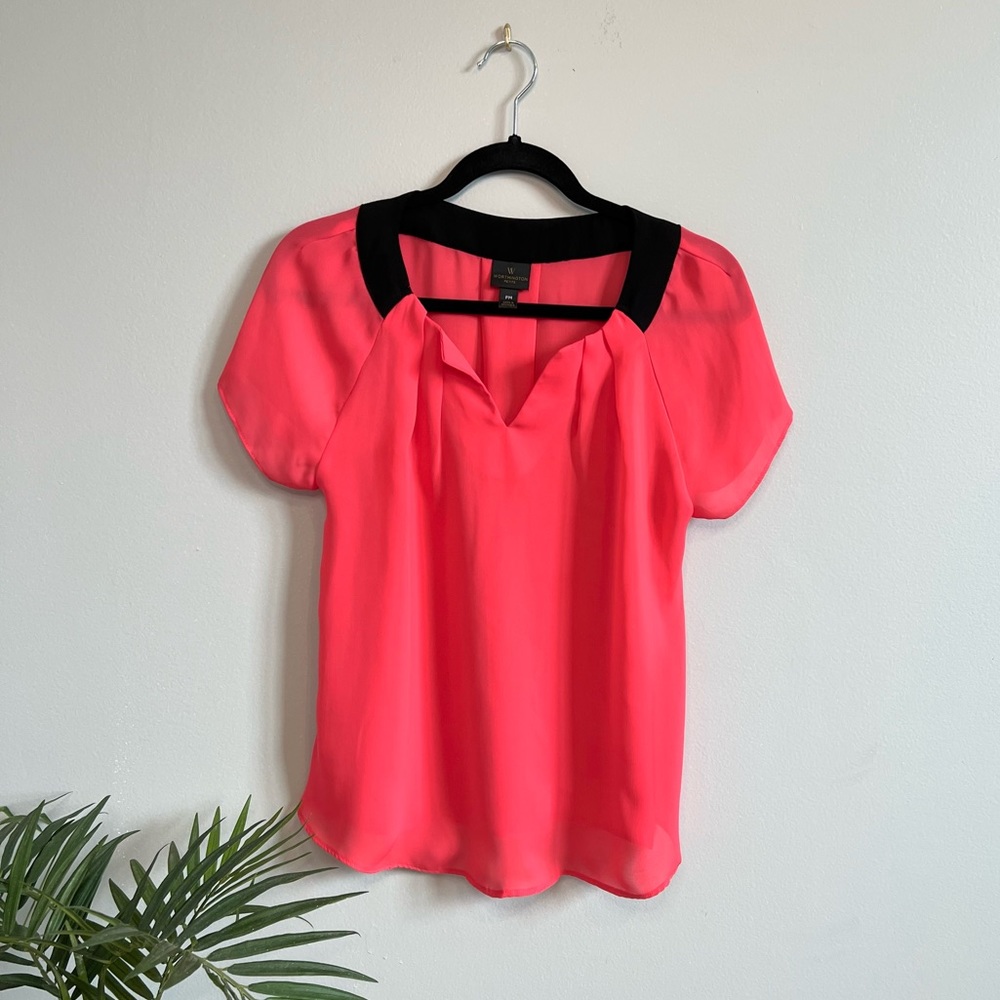 WORTHINGTON Blouse in Coral (NEVER WORN)
